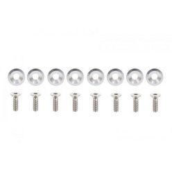 Universal Screw M6x1.0 15mm D1 Silver