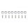 Universal Screw M6x1.0 15mm D1 Silver