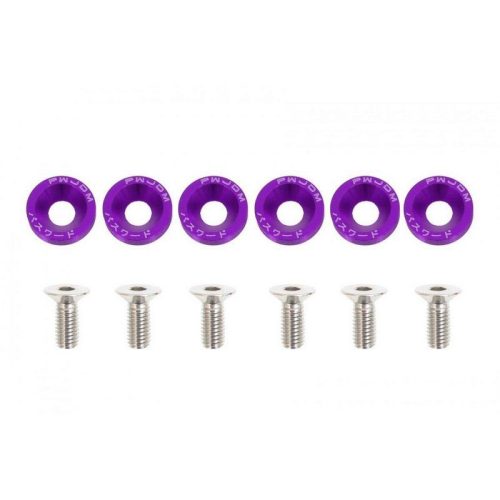 Universal Screw M8x1.25 15mm JDM Puprle