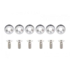 Universal Screw M8x1.25 15mm JDM Silver