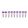 Universal Screw M8x1.25 25mm JDM Purple