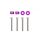 Universal Screw M6x1.0 45mm JDM Purple