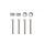 Universal Screw M6x1.0 45mm JDM Silver