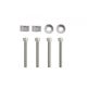 Universal Screw M6x1.0 45mm JDM Silver