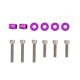 VTec Solenoid Washers Honda Purple