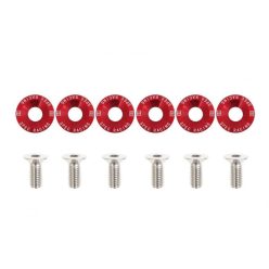 Decorative screws M8x1.25 15mm D1 Red
