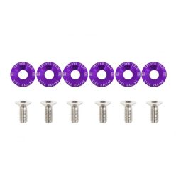 Decorative screws M8x1.25 15mm D1 Purple