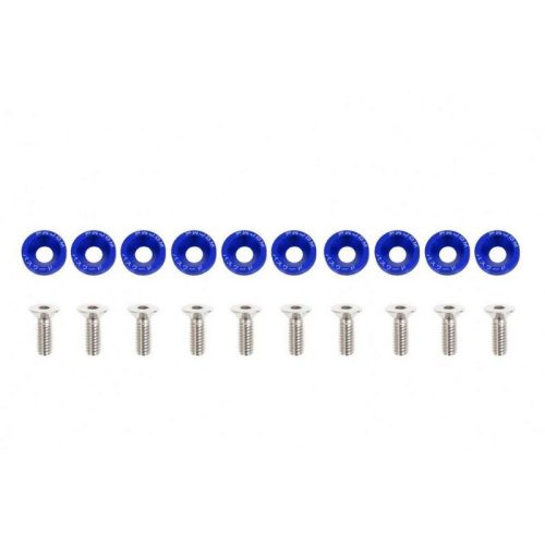 Universal Screw M6x1.0 15mm JDM Blue