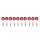 Universal Screw M6x1.0 15mm JDM Red