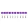 Universal Screw M6x1.0 15mm JDM Purple