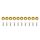 Universal Screw M6x1.0 15mm JDM Gold