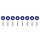 Universal screws M6x1.0 15mm SLIDE Purple