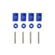 Hood Vent Spacer 6mm Blue