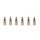 Universal Spike Screws 6mm JDM Silver