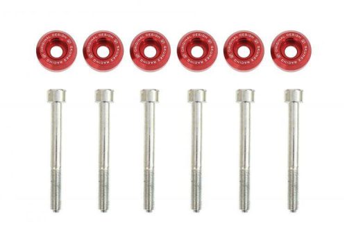 Lower Rear Control Arms Washers Civic Red