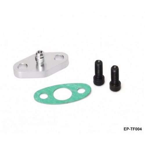 Garret AN4 turbo oil return adapter / oil drain adapter with external thread 