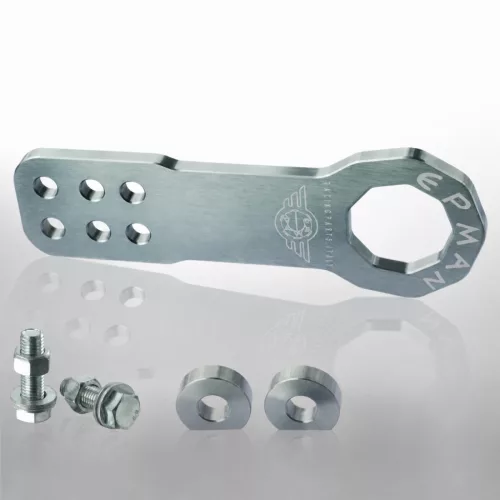 EPMAN Universal Front Aluminum Tow Hook Gray