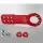 EPMAN Universal Front Aluminum Tow Hook Red
