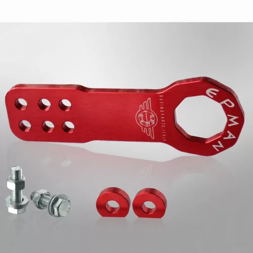 EPMAN Universal Front Aluminum Tow Hook Red