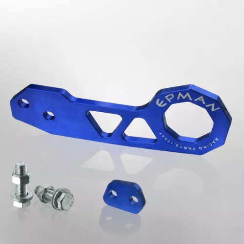 EPMAN Universal Rear Aluminum Tow Hook Blue