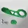 EPMAN Universal Rear Aluminum Tow Hook Green