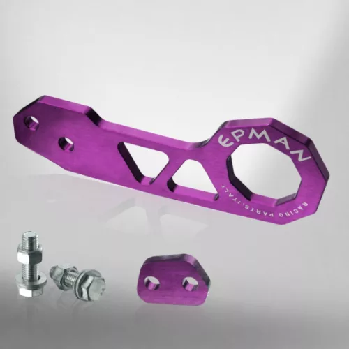 EPMAN Universal Rear Aluminum Tow Hook Purple