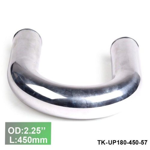 Aluminium Pipe 180 Degree Elbow - Diameter 57mm / 2.25" - Lenght450mm