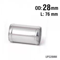 Aluminium Pipe Straight - Diameter 28mm - Lenght 76mm