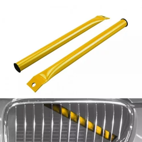 BMW 3 Series E90/E91/E92/E93 yellow front grille kidney brace bars