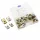EPMAN 110pc U-Type Clip Nut Assortment for Trim and Panel Fastening – No.6/No.8/No.10/No.12