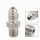 Straight AN to NPT Adapter (AN4 [7/16-20] Male to 1/8" NPT, Stainless Steel)