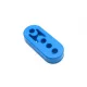 EPMAN 4-hole adjustable exhaust hanger rubber, 39/57/75 mm (blue)