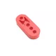 EPMAN 4-hole adjustable exhaust hanger rubber, 39/57/75 mm (red)