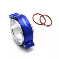   Epman 2.0-Inch Blue Intercooler Quick-Release Clamp Kit with Bolt Fastening