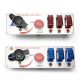Starter Switch Panel with 3x Flip-Up Switch, Battery Master Switch