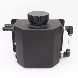   EPMAN Universal 1L Alloy Engine Oil Catch Tank or Coolant Radiator Overflow Tank - Black