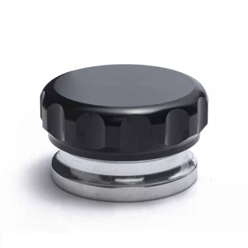 EPMAN weld-on aluminum fuel filler neck, black, 2.0" (50.8mm)
