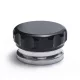 EPMAN weld-on aluminum fuel filler neck, black, 2.0" (50.8mm)