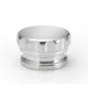 EPMAN weld-on aluminum fuel filler neck, silver, 2.0" (50.8mm)