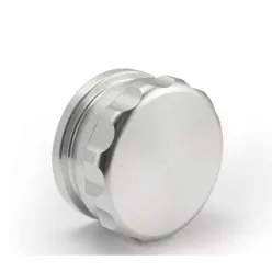   EPMAN weld-on aluminum fuel filler neck, silver, 2.5" (63.5mm)