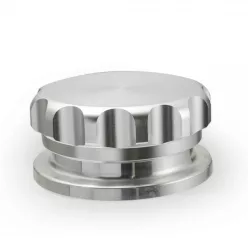   EPMAN weld-on aluminum fuel filler neck, silver, 3.0" (76mm)