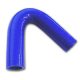 76mm 135° Elbow Silicone Hose-Colour Blue Hoses