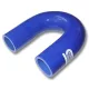 25mm 180° Elbow Silicone Hose-Colour Blue Hoses Colour Black Hoses