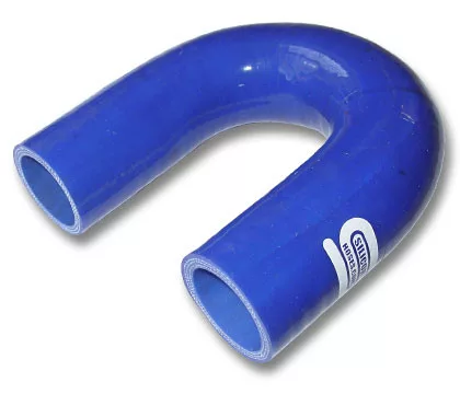 25mm 180° Elbow Silicone Hose-Colour Blue Hoses