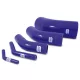 80mm 45° Elbow Silicone Hose - Blue