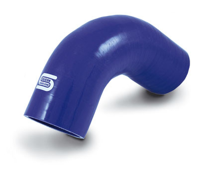 102mm 90° Elbow Silicone Hose-Colour Blue Hoses Colour Black Hoses