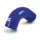 63mm 90° Elbow Silicone Hose-Colour Blue Hoses Colour Black Hoses