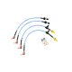 Audi RS6 C7 Brake Lines-Colour Solid Black Colour Solid Blue Colour Transparent Plain Colour Solid Green Colour Solid Orange Colour Solid Red