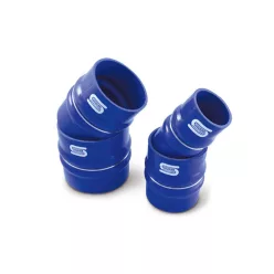 83mm Bellows Flexible Silicone Hose Blue