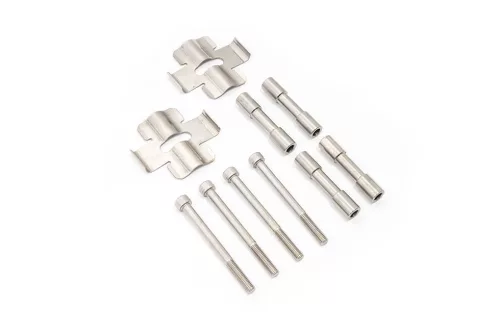 Pad Retainers, Slider Pins and Bolt Kit for 6 Pot Brake Caliper